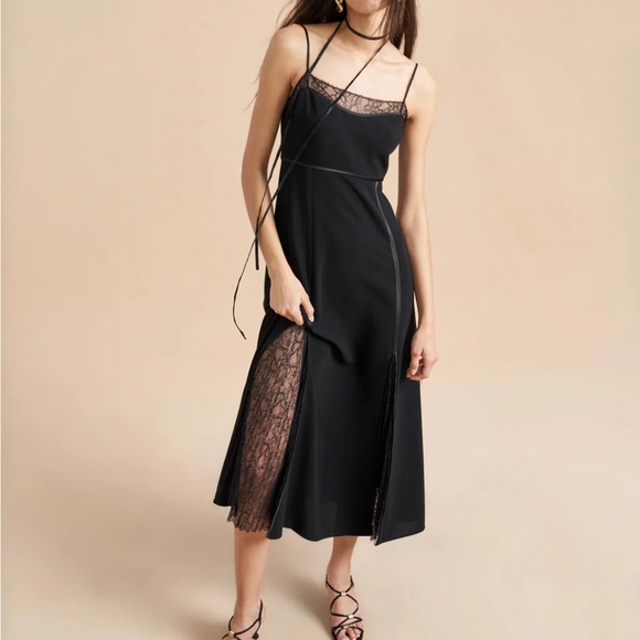 La Ligne Nora Dress in Black in size 0 - Picture 8 of 12